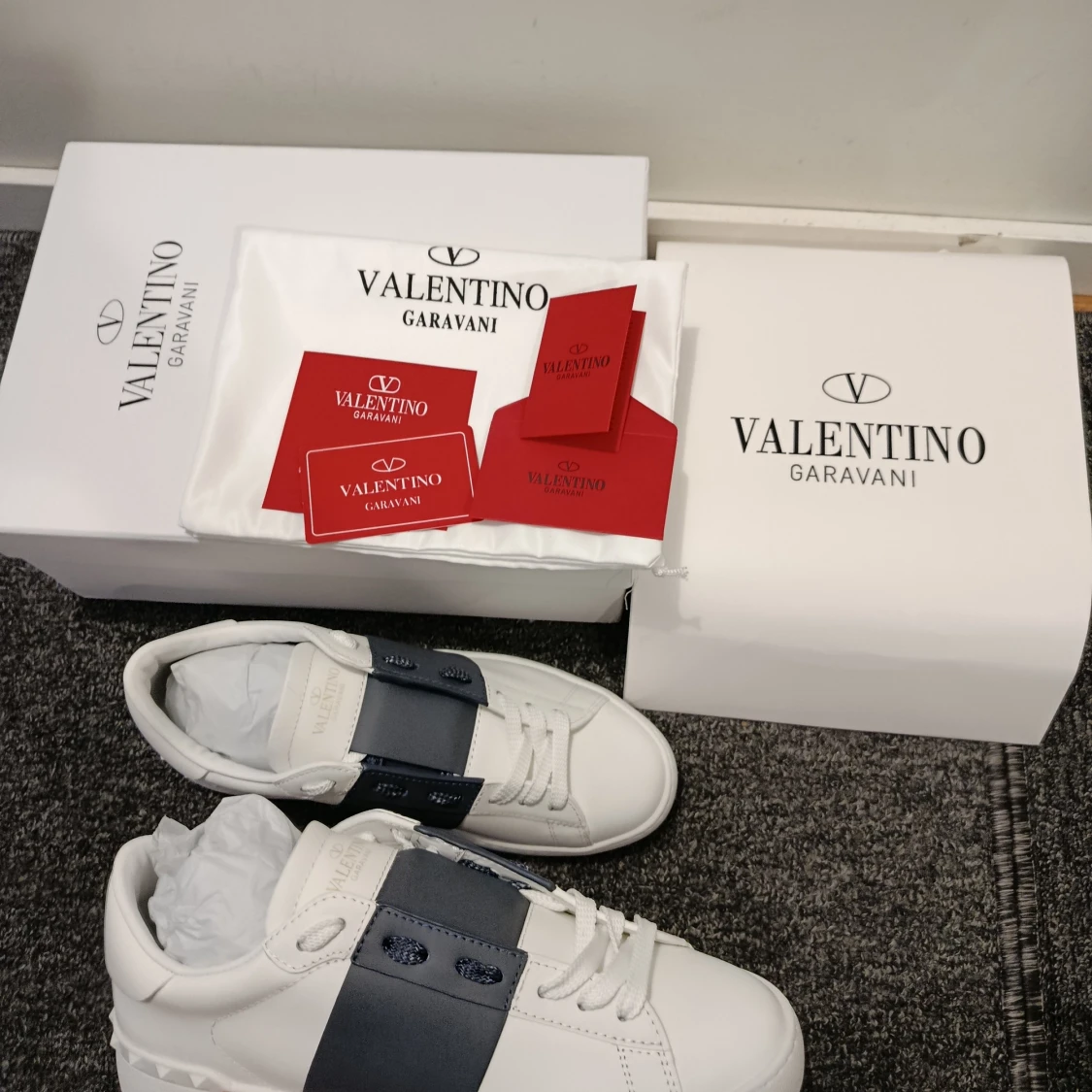 Valentino Garavani Open sneakers vit/blå