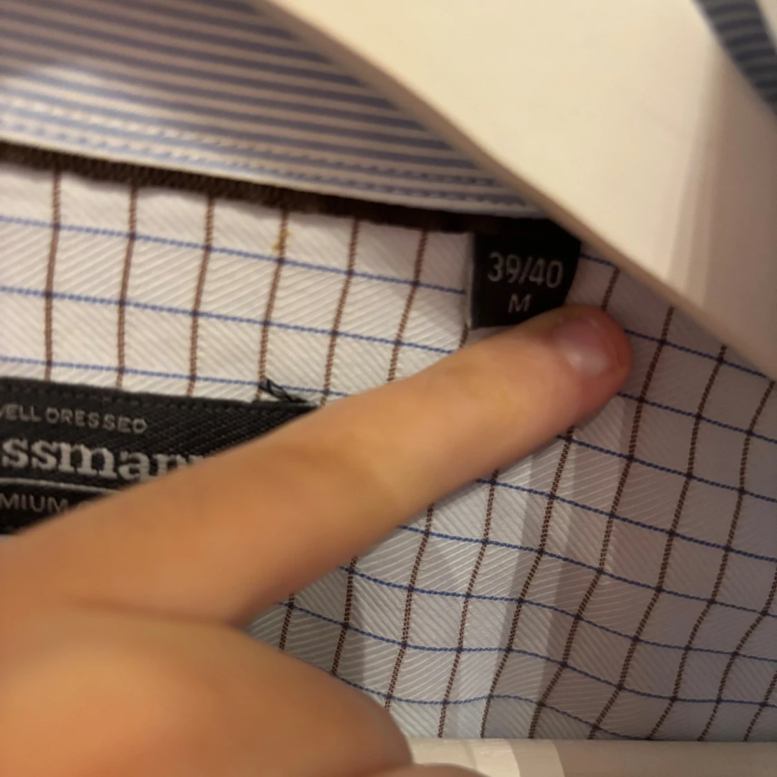 Rutig skjorta Dressmann M - 2