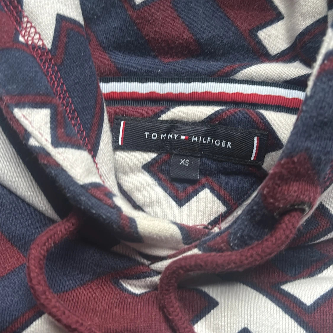 Mönstrad hoodie Tommy Hilfiger XS - 1