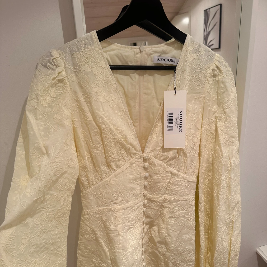 Adoore klänning, ljusgul - 2