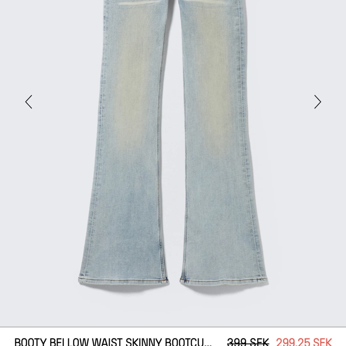 Ljusblå weekday jeans