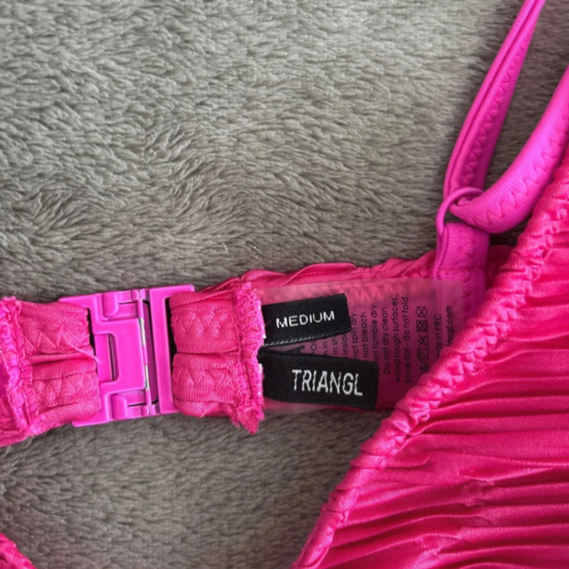 Rosa bikini från Triangl, strl M - 3