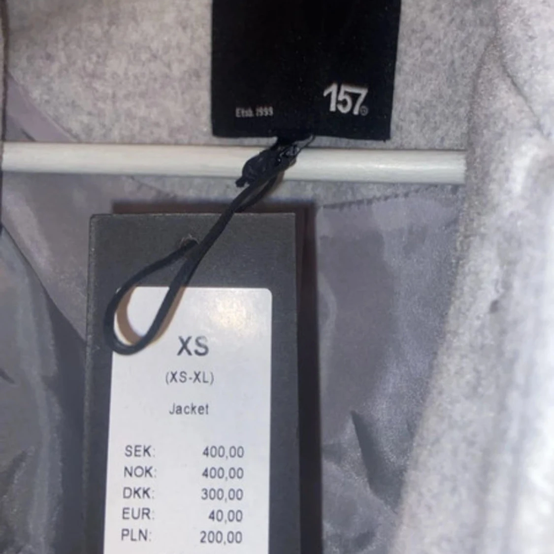 Grå ulljacka från 157 XS - 1