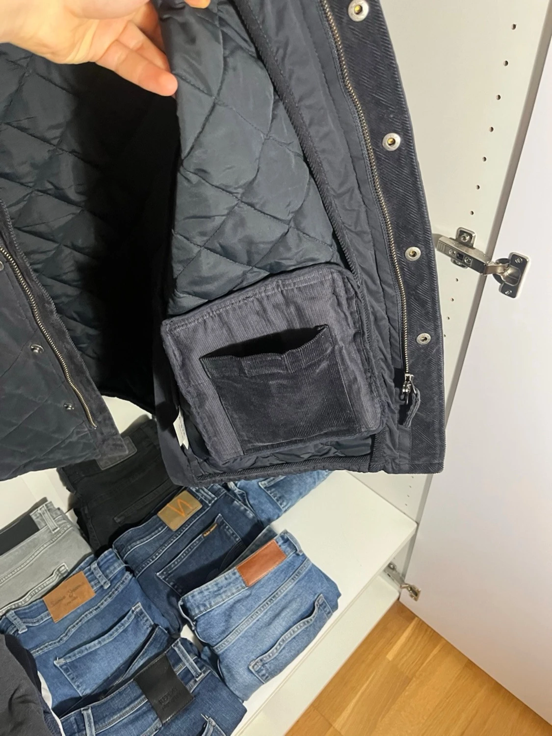 Svart quiltad jacka från Morris - 4