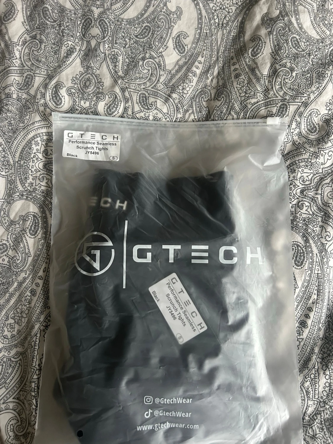 Svarta seamless leggings från Gtech