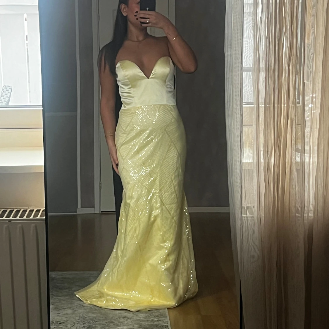 Gul aftonklänning - 4