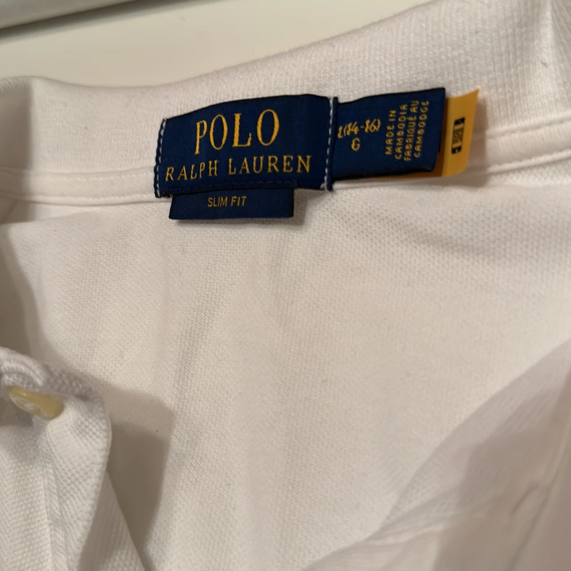 Vit slim fit t-shirt från Polo Ralph Lauren - 1