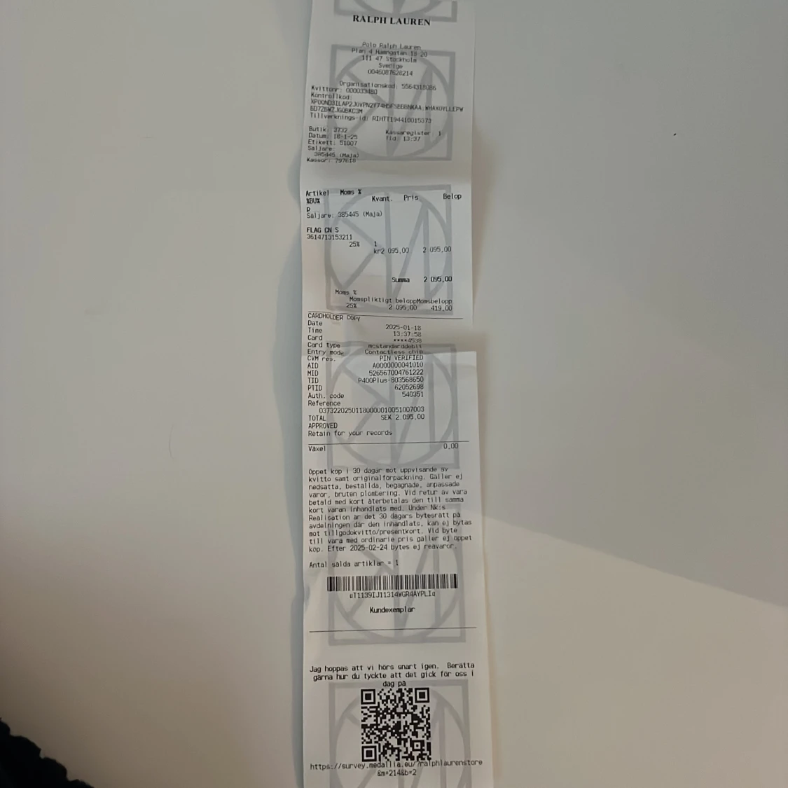 Mörkblå stickad tröja Polo Ralph Lauren - 3