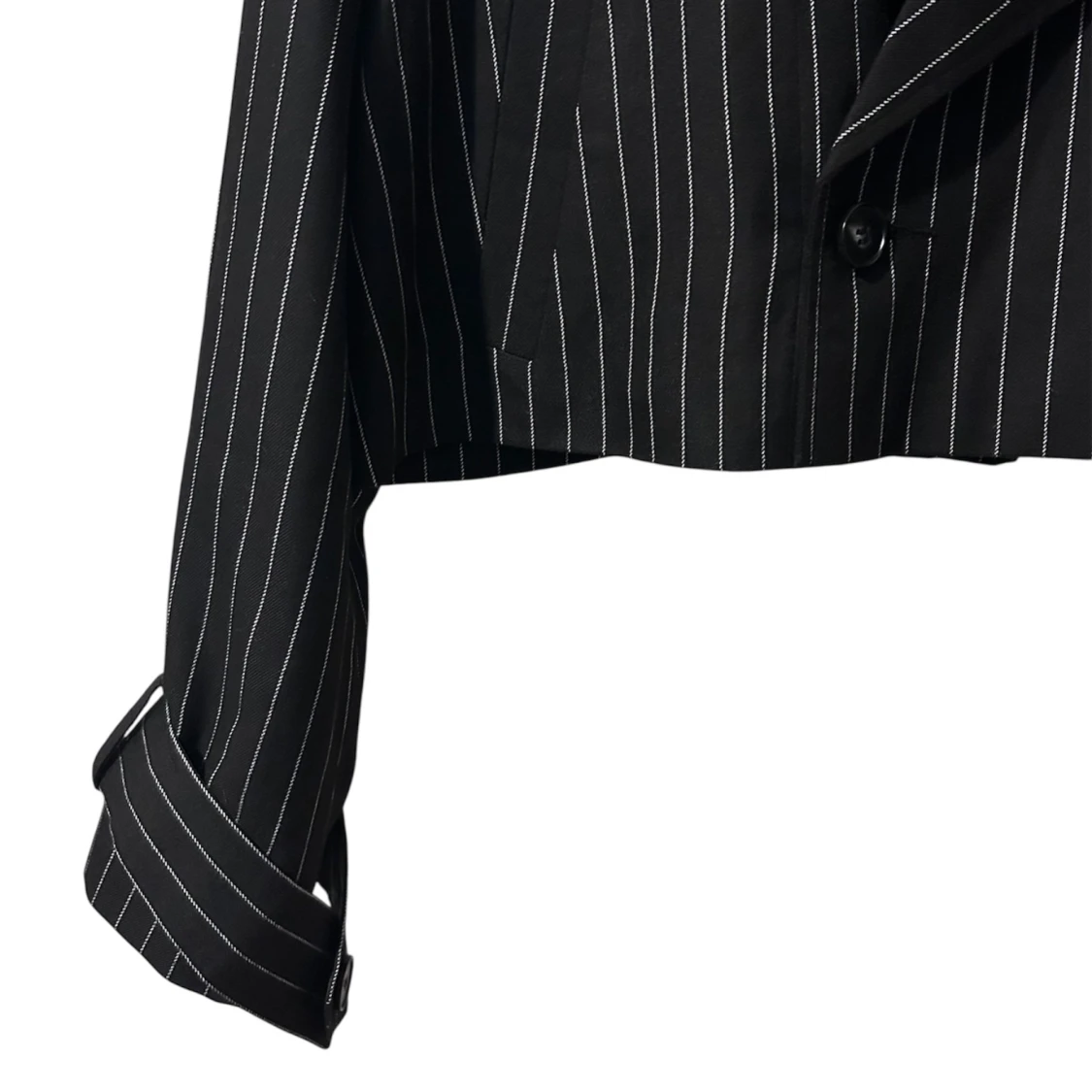 Svart croppad kavaj från ASOS Design - 1