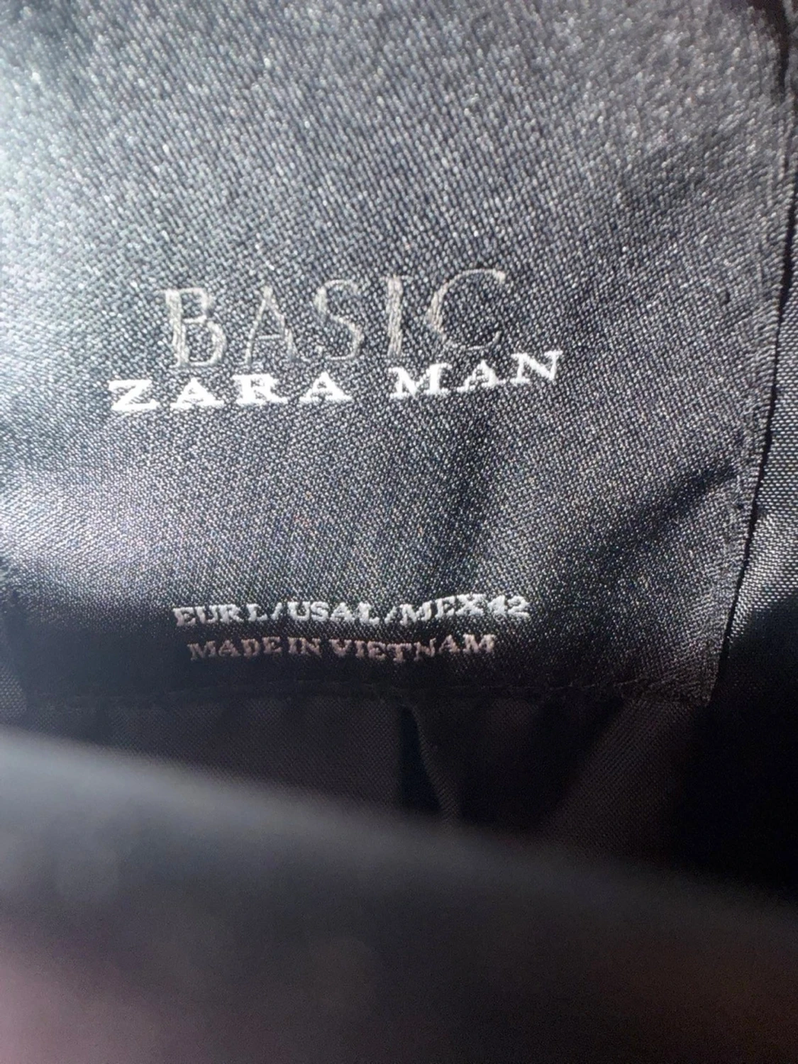 Svart quiltad jacka från Zara Man - 4
