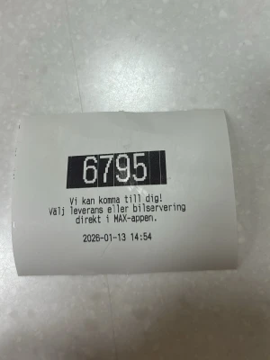 67 kvitto - unikt 67 kvitto