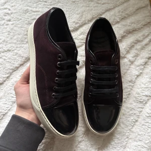 Lanvin Cap Toe Burgundy - Uk 6 = 41