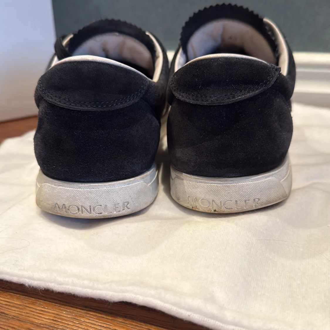 Mörkblå moncler sneakers - 3