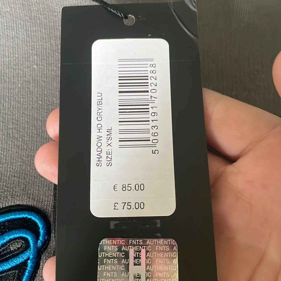 Grå hoodie från Hoodrich XS - 3