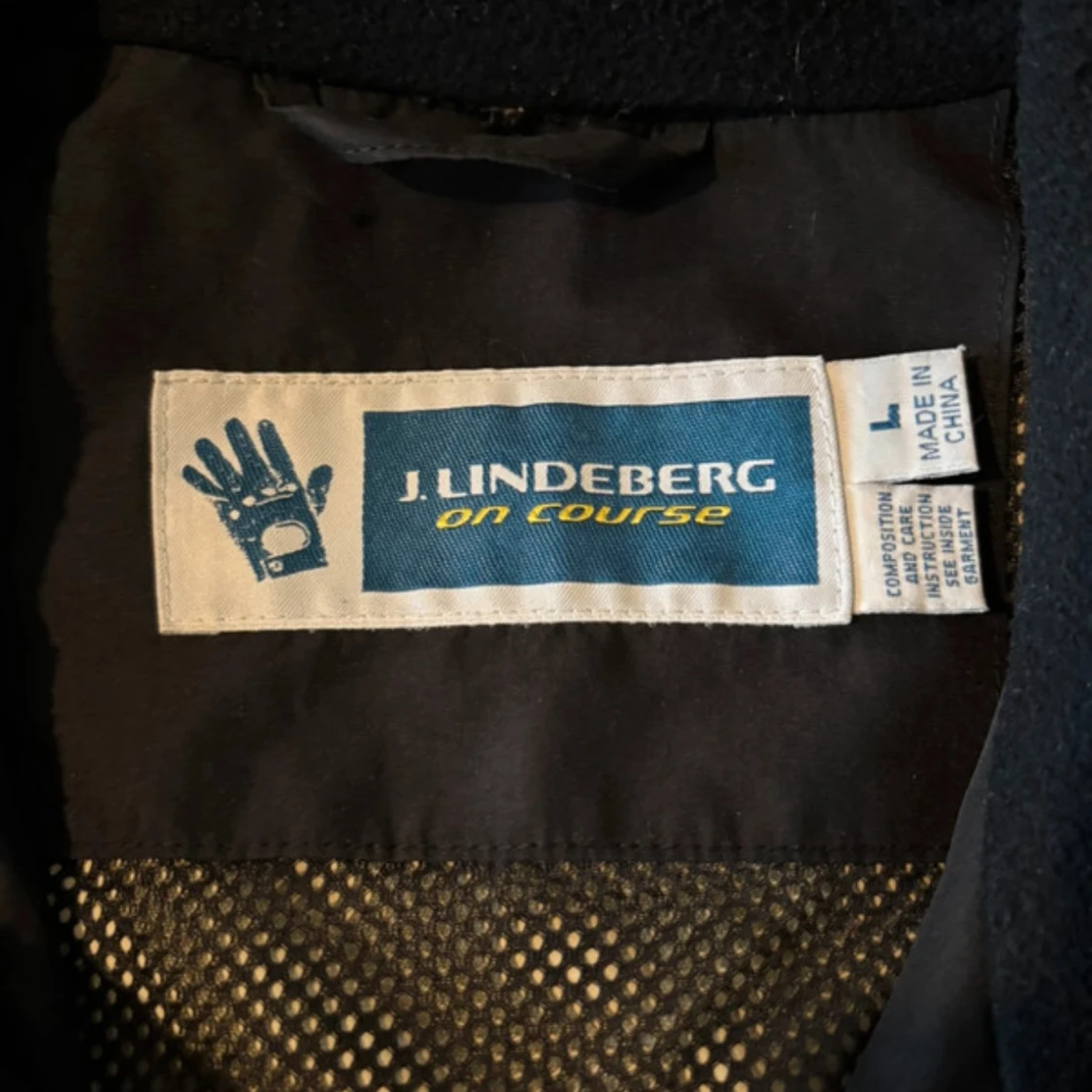 Svart vindjacka från J.Lindeberg - 2