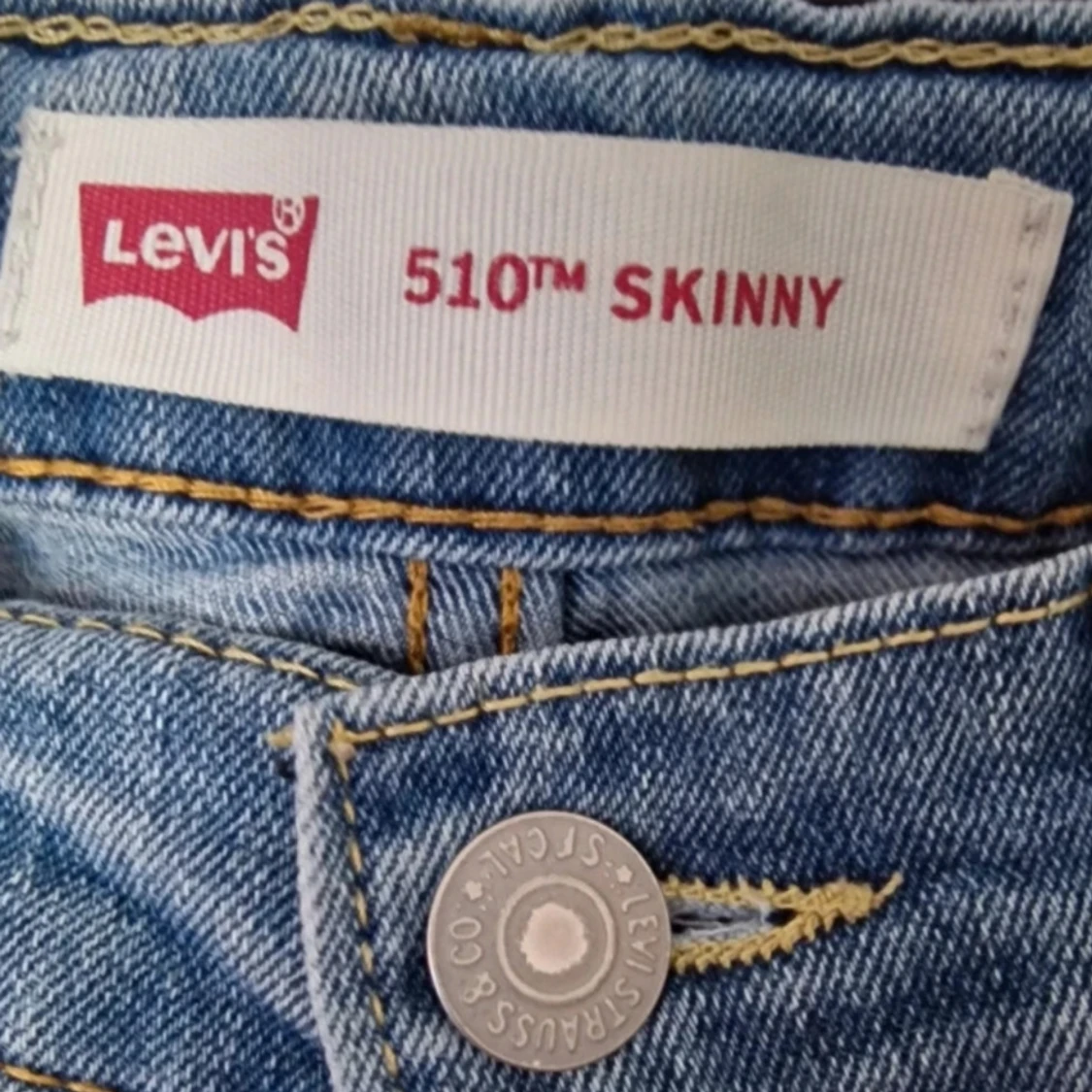 Levi's 510 skinny ljusblå jeans - 4