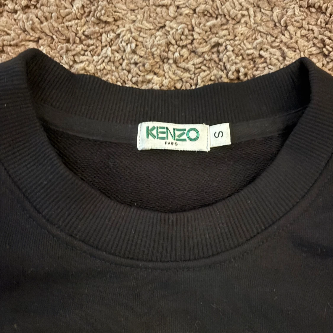 Svart Kenzo sweatshirt med tigertryck - 1