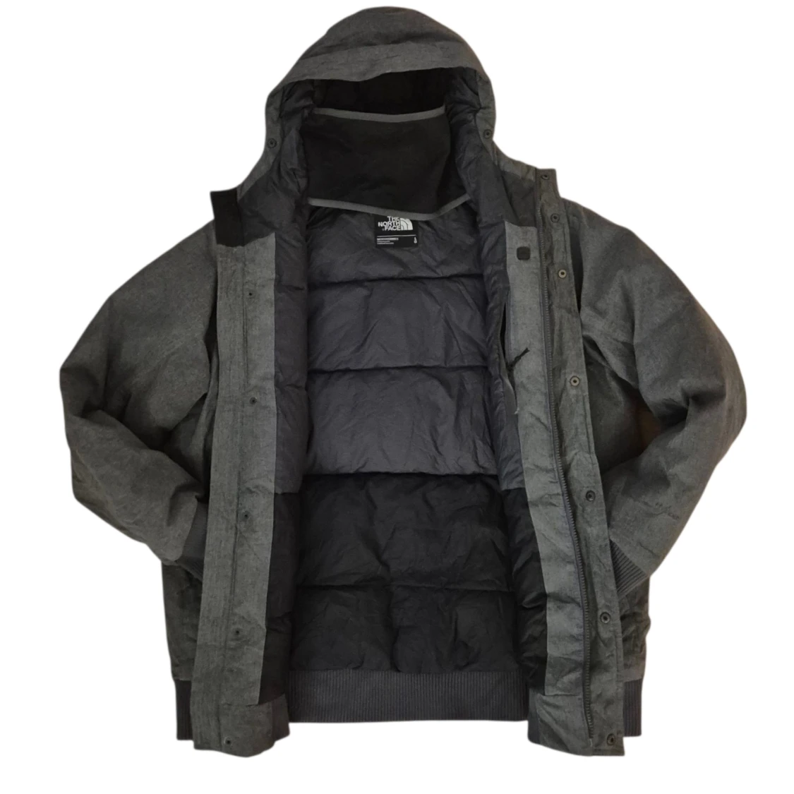 Grå dunjacka från The North Face - 1