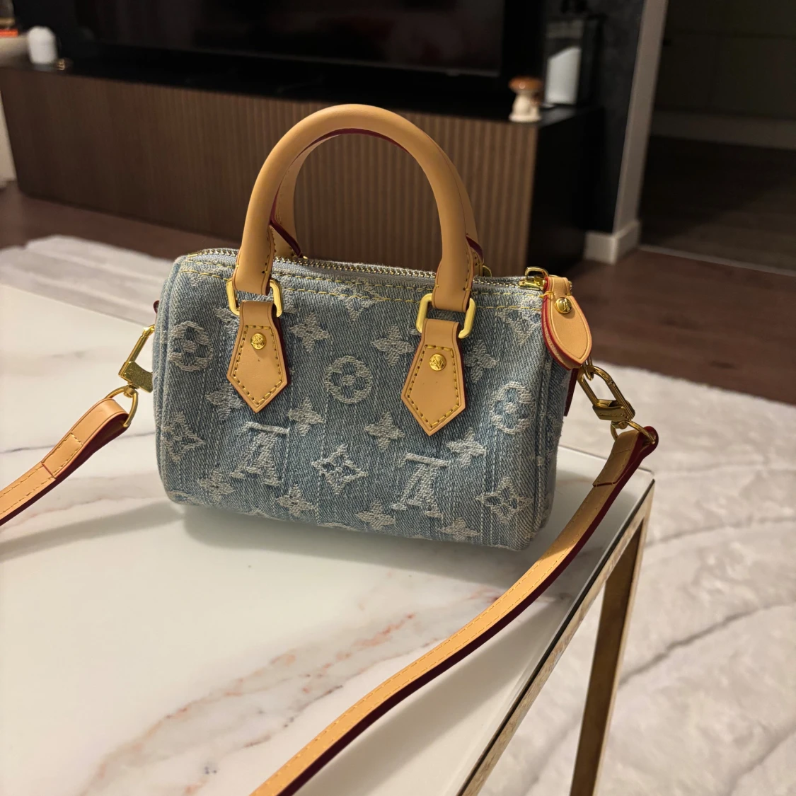 Vintage denim väska - 2