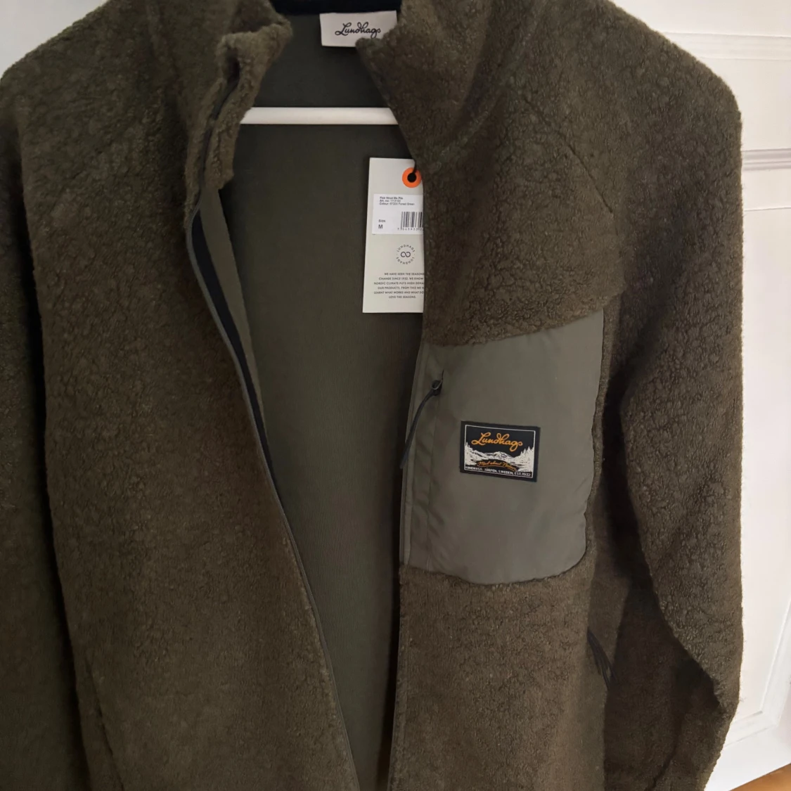 Grön teddyjacka från Lundhags (oanvändk)  - 1