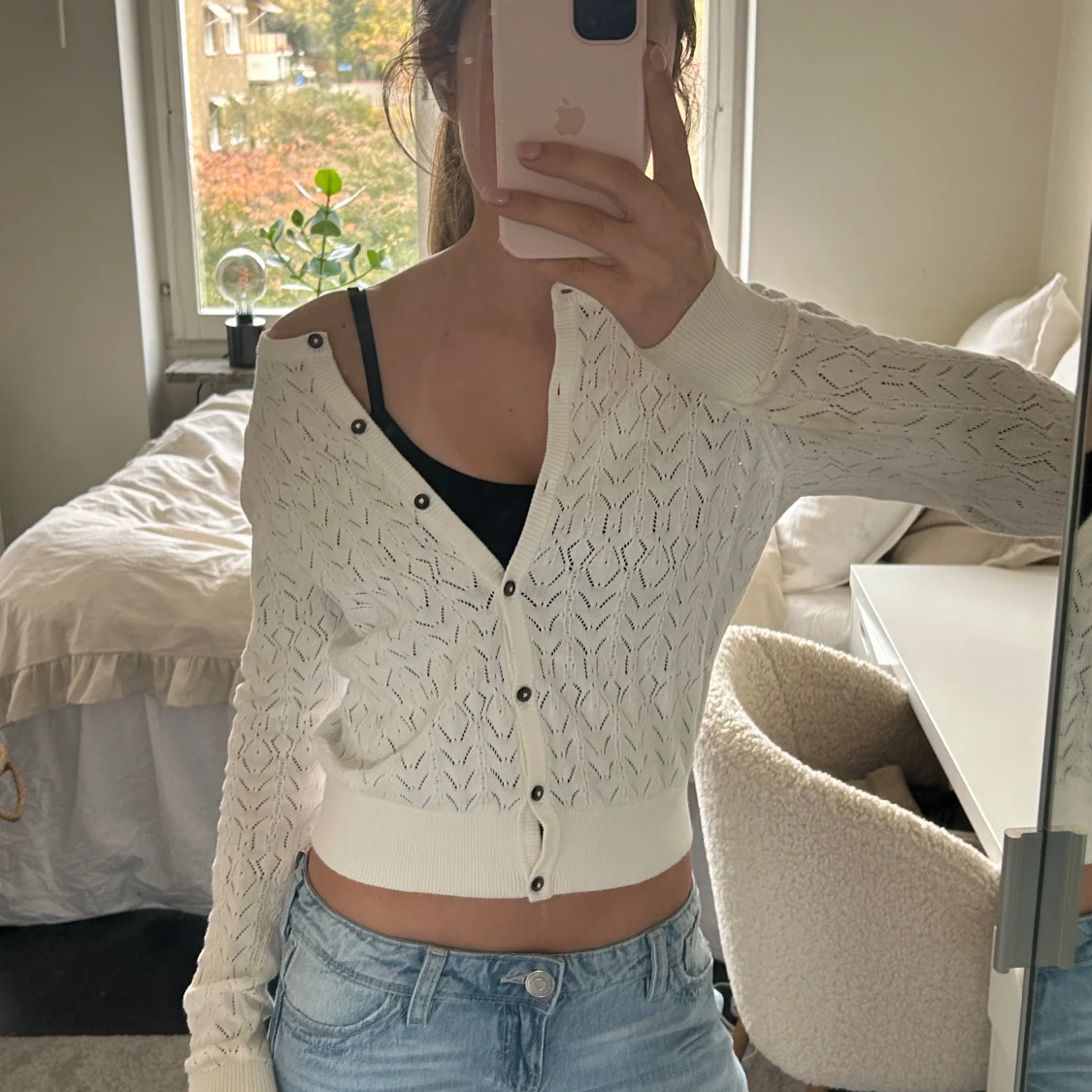 Stickad kofta från Kappahl 