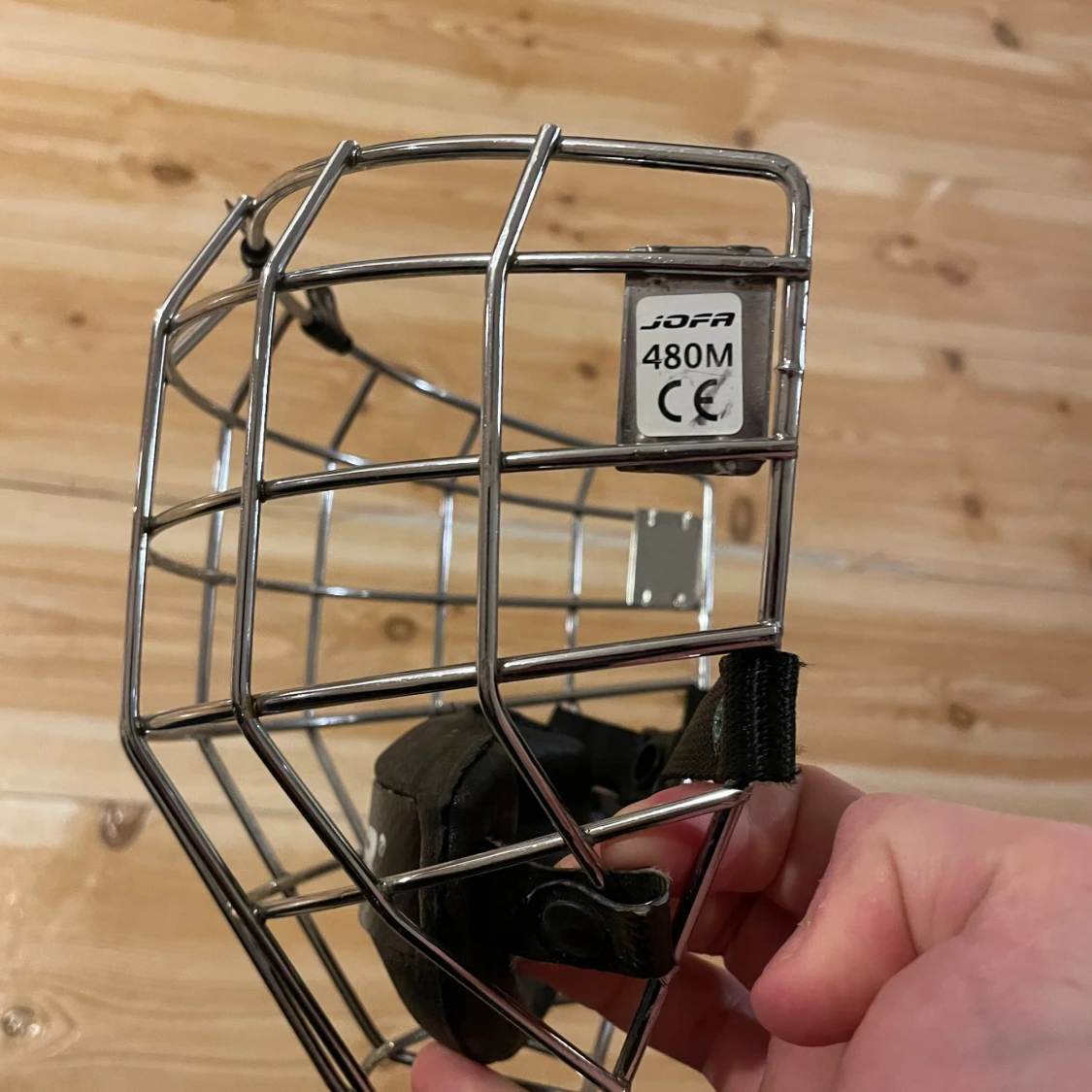 Jofa 480M hockeygaller i silver - 1