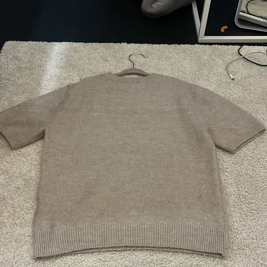 Beige stickad tröja från H&M XS - 2