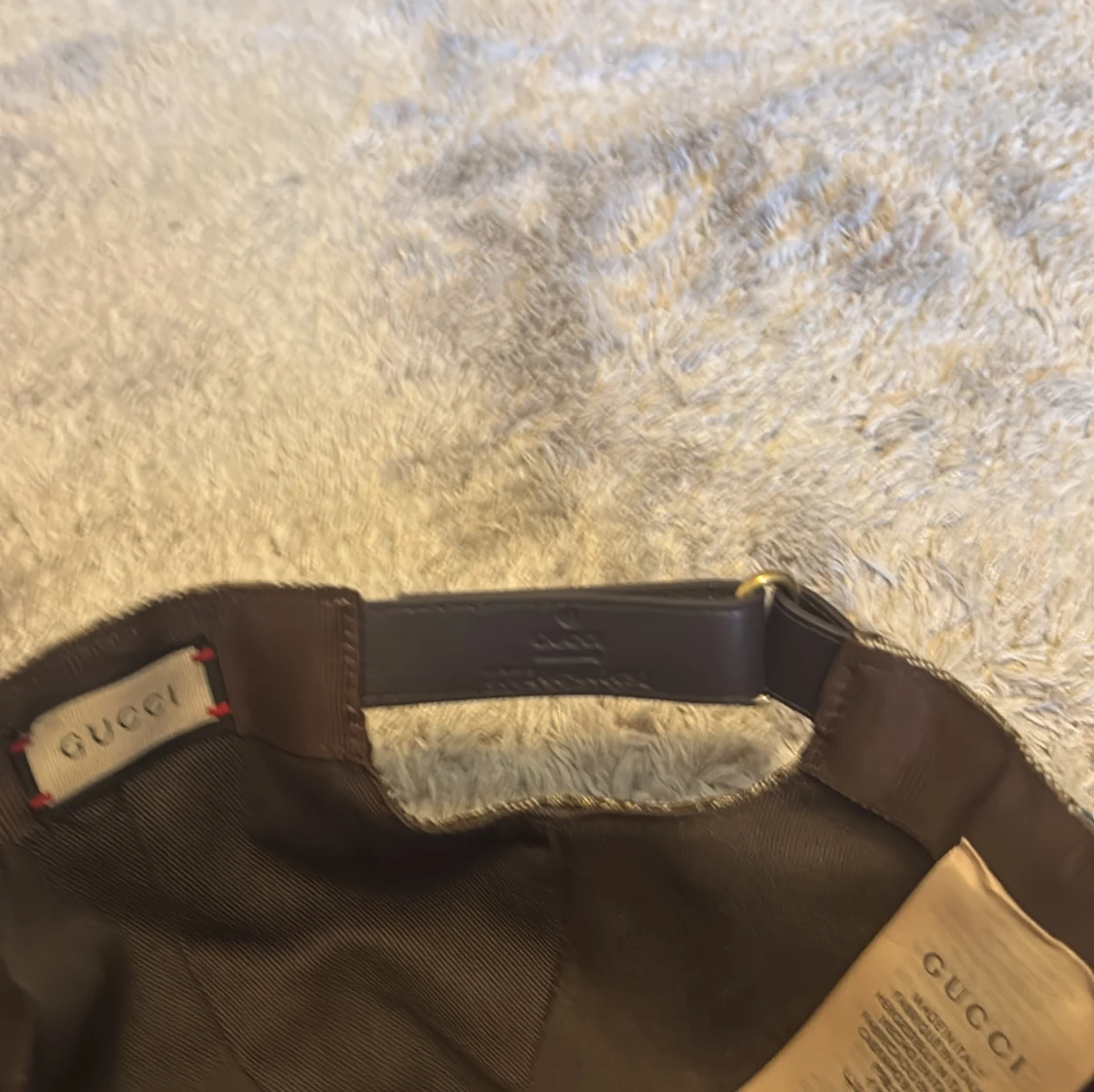 Gucci keps med GG-mönster, storlek M - 4