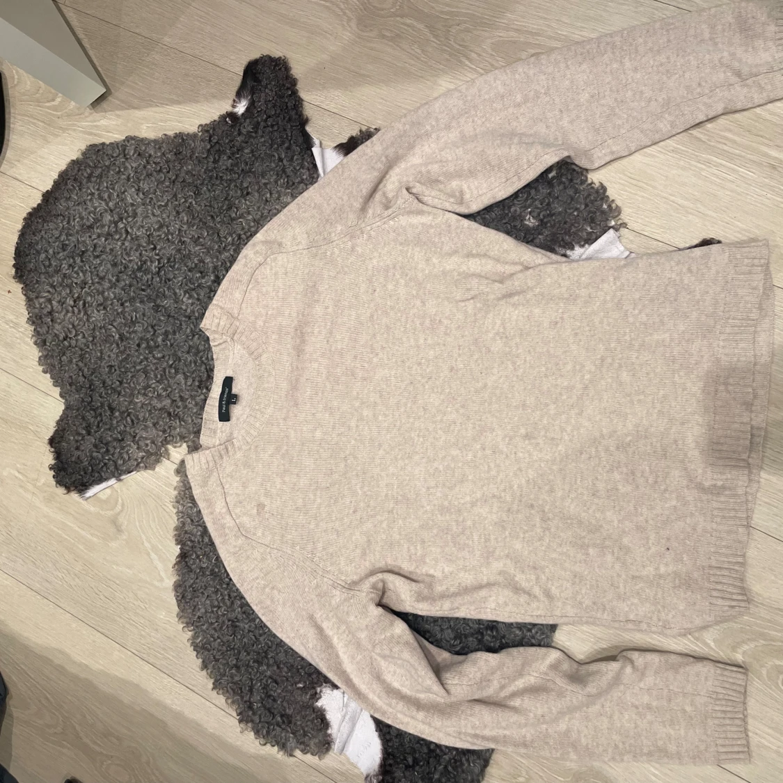 Paul & friends Beige stickad tröja 