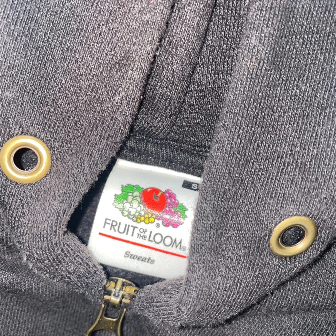 Svart hoodie Indian Fruit of the Loom - 3