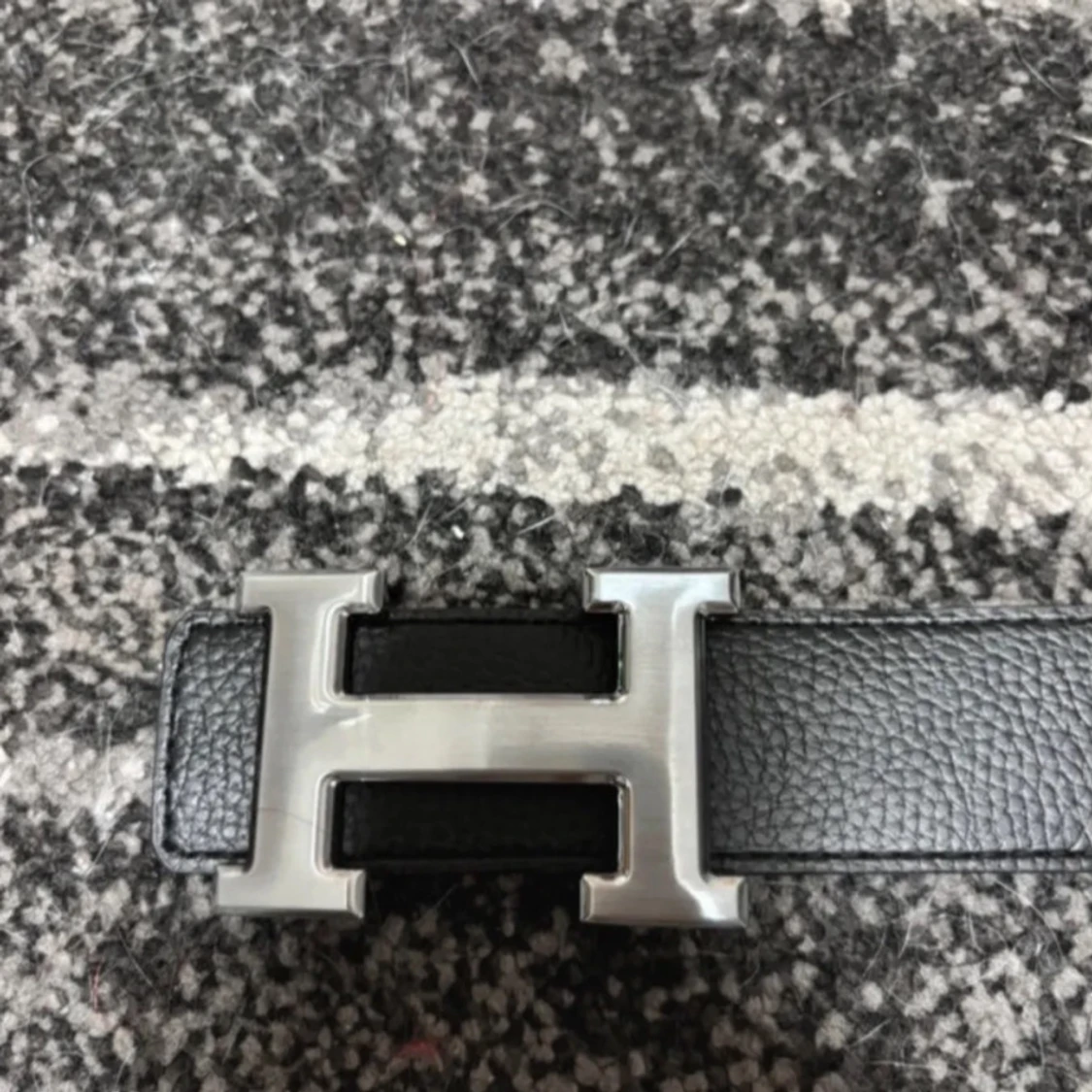  vitt skärp med H-spänne - 4