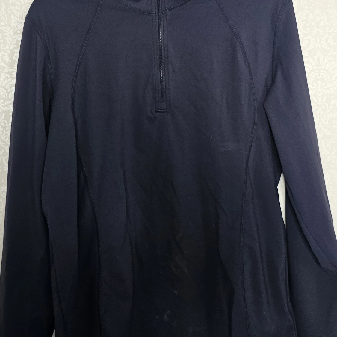 Mörkblå half zip tröja PS of Sweden