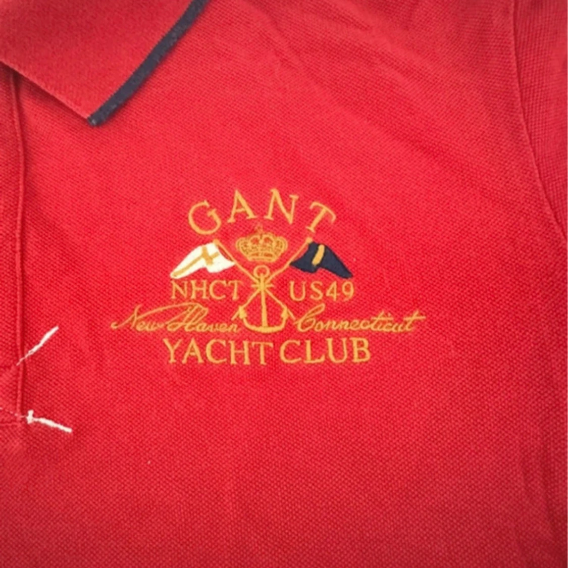 Röd GANT  pikétröja S - 2