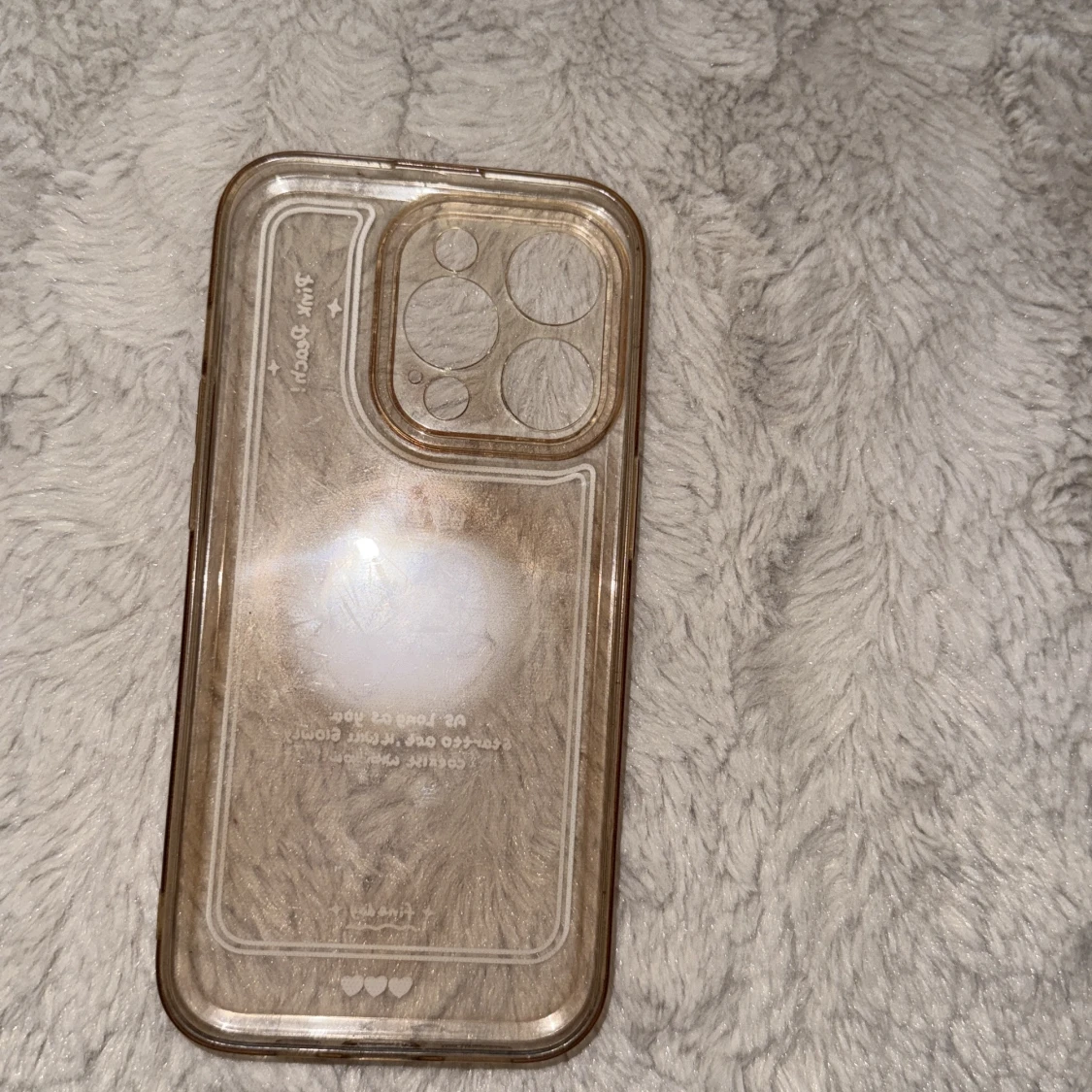 iPhone 14 Pro Skal Bling Bling Pink Bow - 1