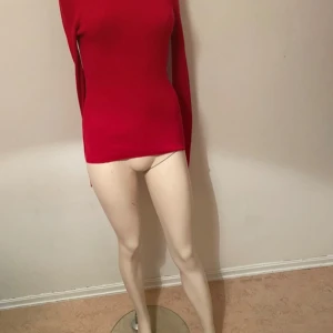 Röd ribbad tröja från Gina Tricot - Säljer en snygg röd långärmad tröja från Gina Tricot i storlek M. Tröjan är ribbstickad och har en tight passform som sitter riktigt snyggt på kroppen. Perfekt att styla med jeans eller kjol för en trendig look.