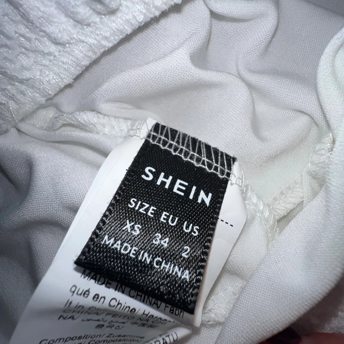 Vit spetskjol från Shein XS - 1