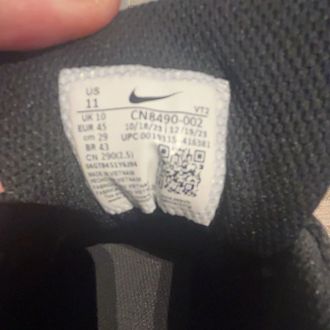 Nike Air Max 90 svart/vit strl 45 - 3