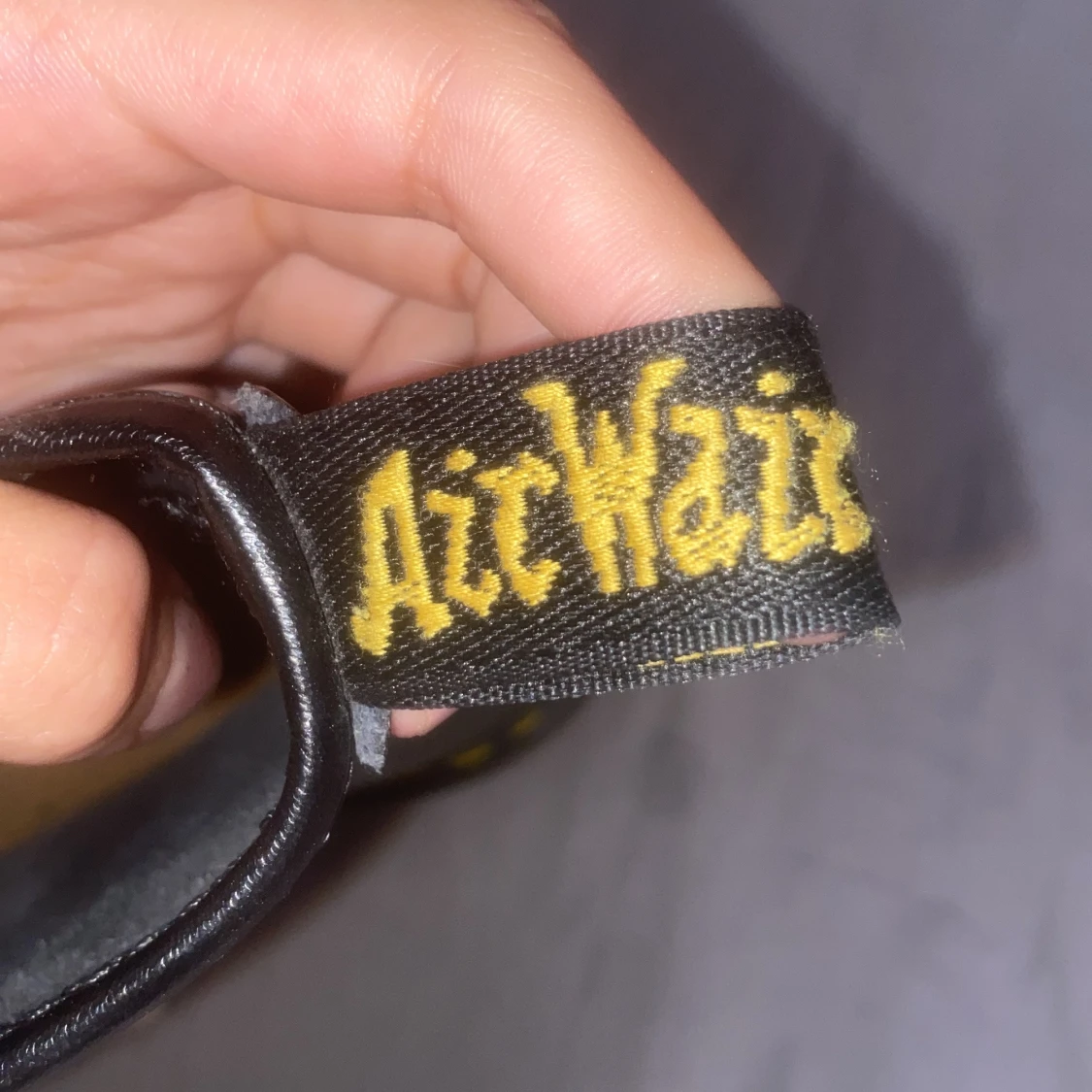 Svarta Dr. Martens boots i skinn - 4