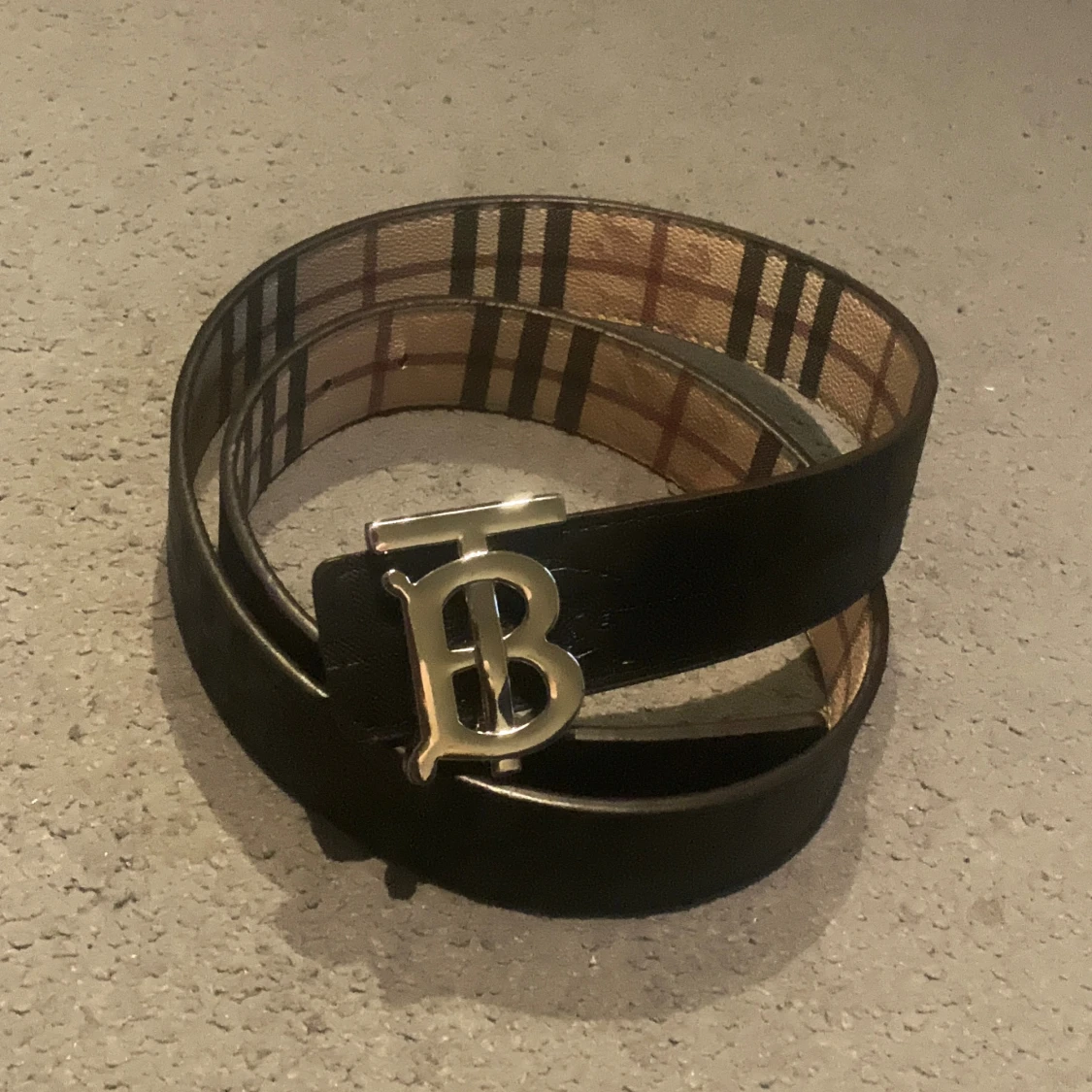 Burberry bälte med rutigt mönster - 1