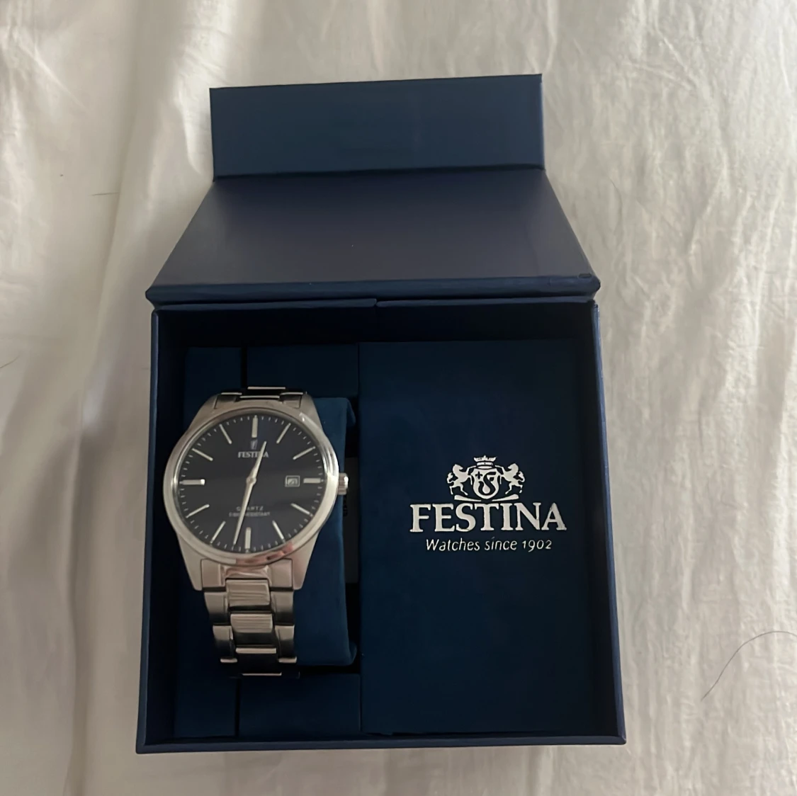 Festina herrklocka med blå urtavla