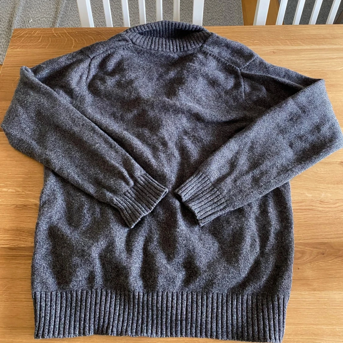 Grå Stickad Cardigan - 91