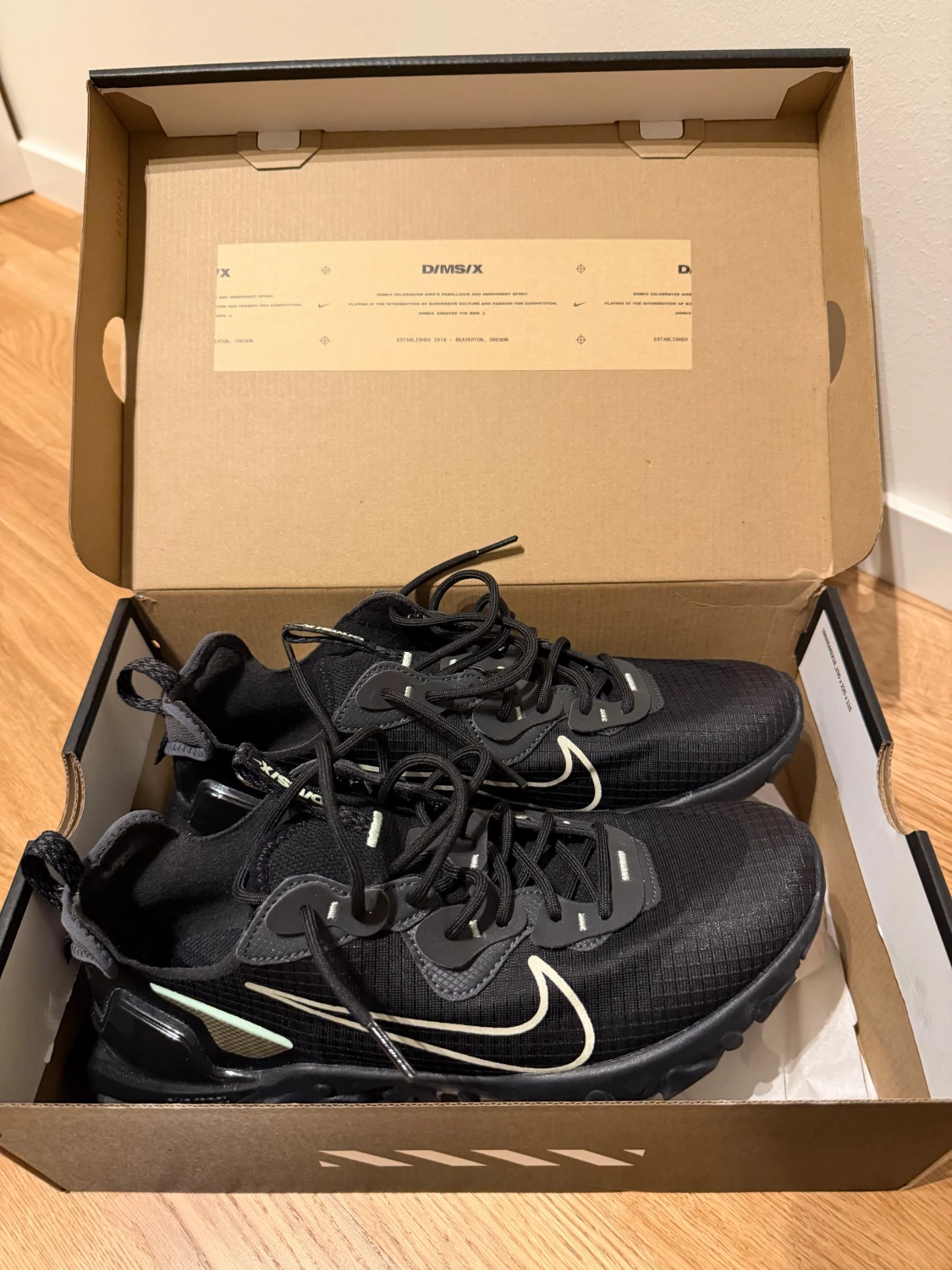 Nike React Element 55 svarta sneakers - 2