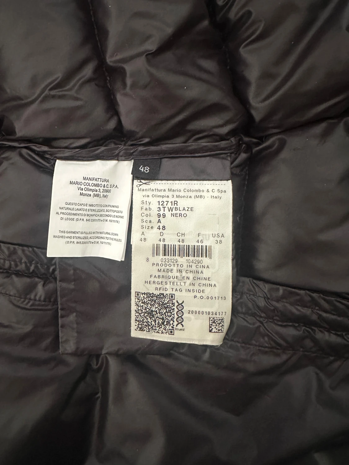 Svart dunjacka från Colmar - 6