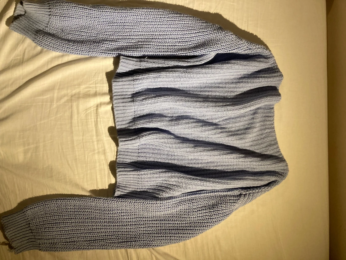 Ljusblå stickad tröja Glamorous - 2