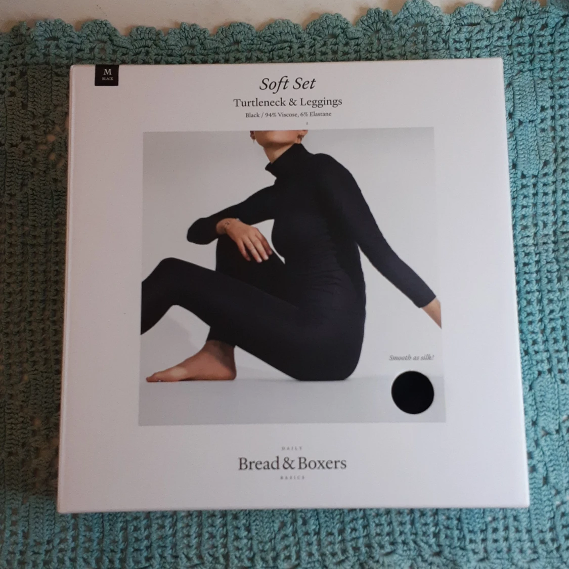 Svart polotröja från Bread & Boxers
