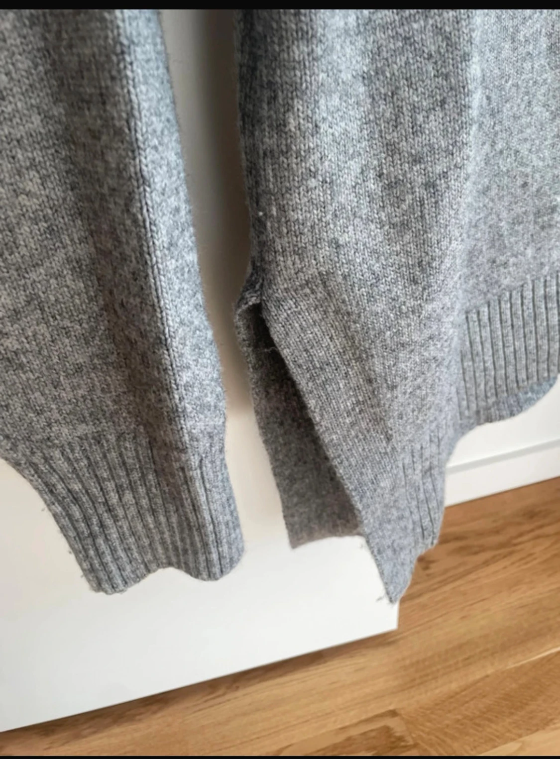 stickad tröja polokrage - 1