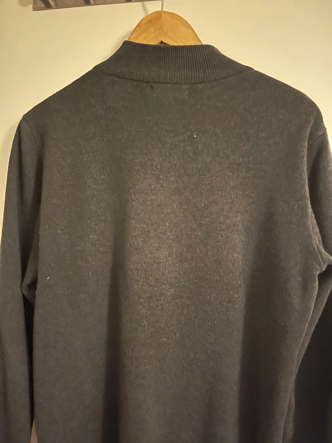 Mörkgrå stickad polotröja Lacoste - 3