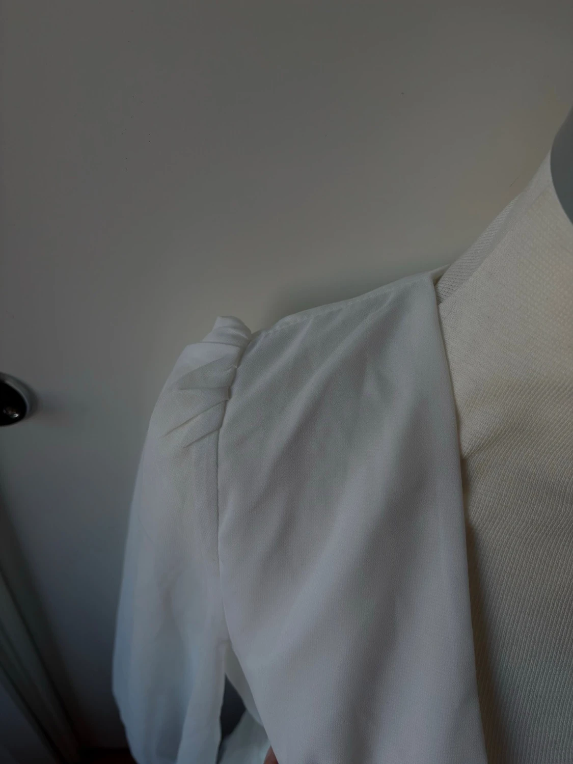 Showpo white long sleeve mini dress - 2