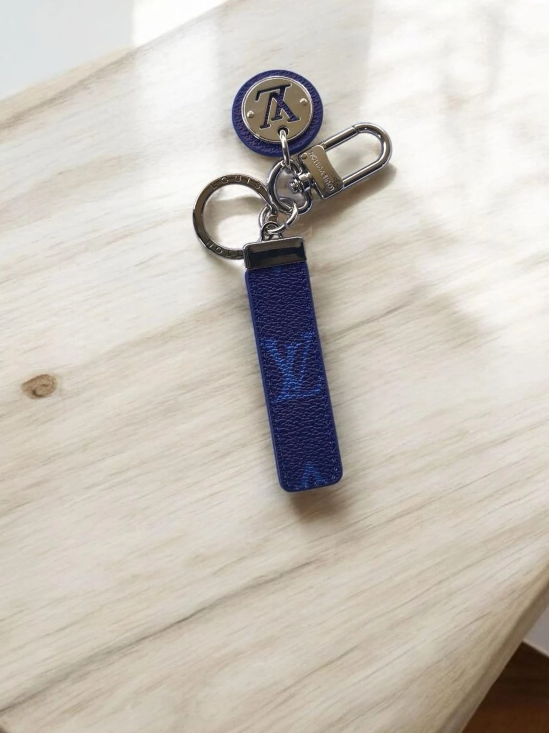  Vuitton blå nyckelring - 5