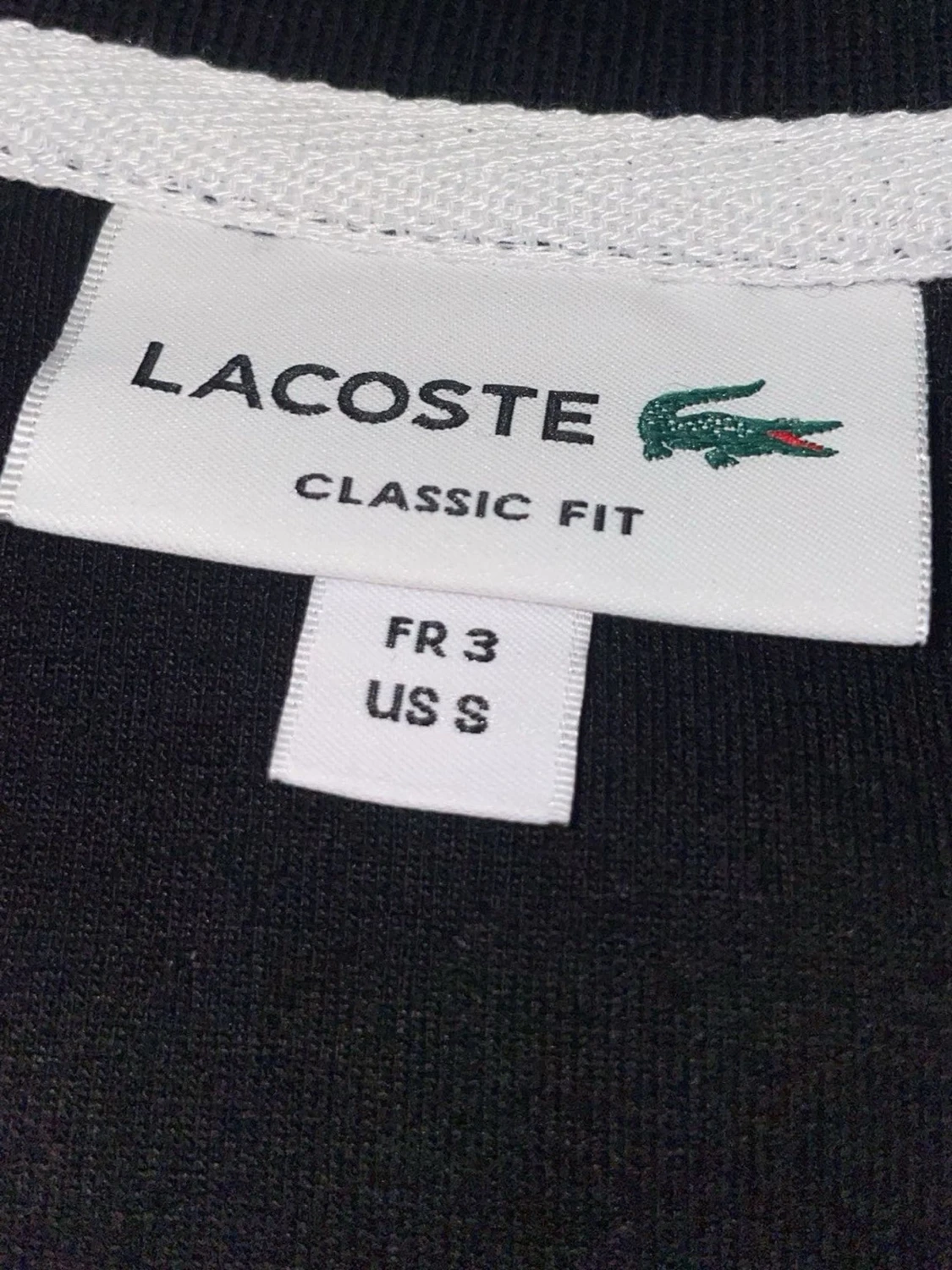Svart halvzip tröja från Lacoste - 2